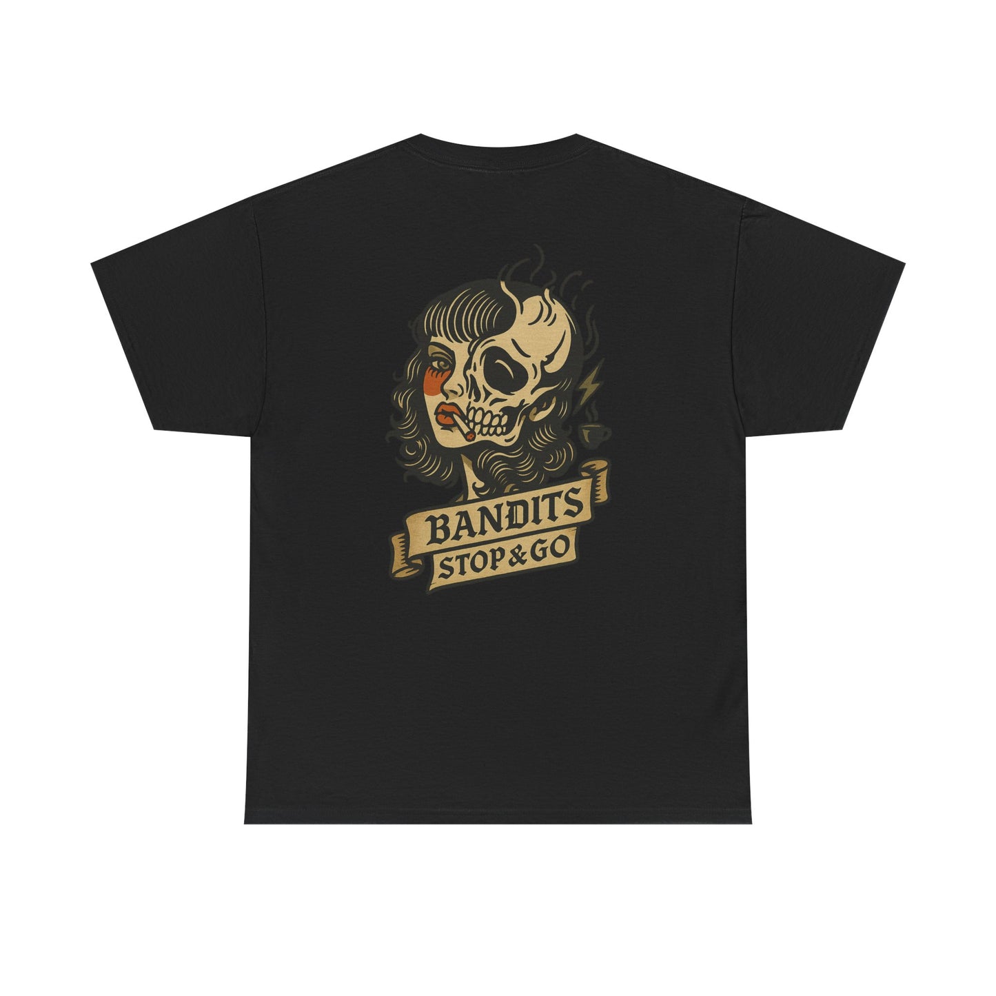 Coffee Addict Tee — "Coffee, Addictive, in Life and Afterlife" T-Shirt