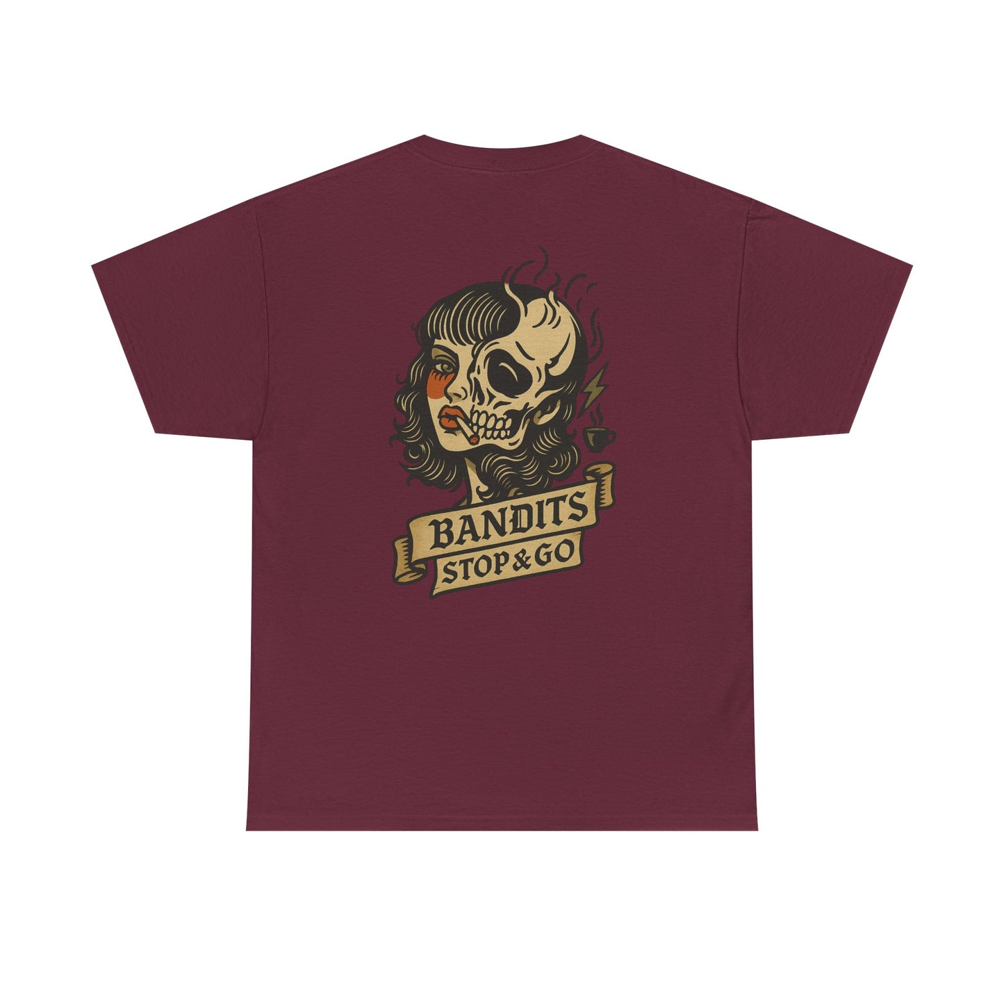 Coffee Addict Tee — "Coffee, Addictive, in Life and Afterlife" T-Shirt