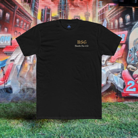 Coffee Addict Tee — "Coffee, Addictive, in Live and Afterlife" Cotton Crew